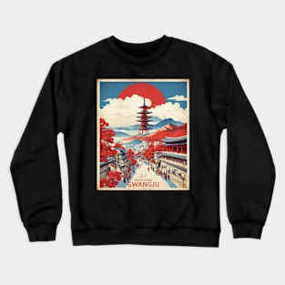 Gwangju South Korea Travel Tourism Retro Vintage Crewneck Sweatshirt